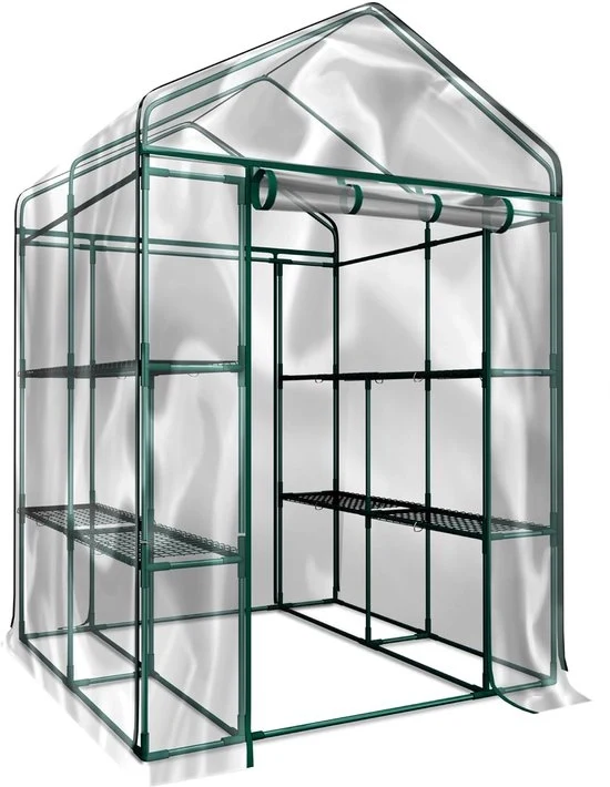 Casa per piante con 8 pannelli - Sostenibile e versatile - Verde con copertura trasparente