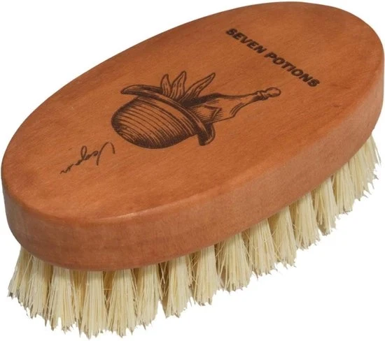 Spazzola per barba vegana - materiale naturale - 100% sisal