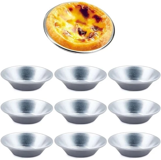 Forma per torta - rivestimento antiaderente - 10 pezzi - alluminio