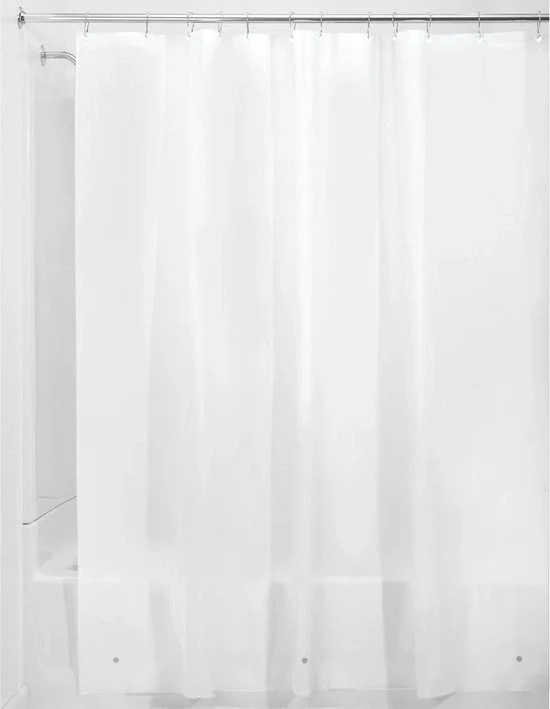 Douchegordijn Schimmelbestendig Waterdicht 1 pezzo Vorstgrijs Polyester 183x183 cm
