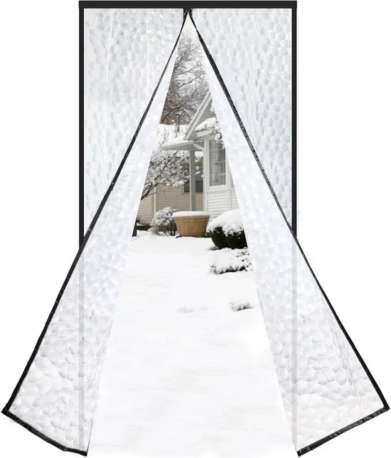 Porta garage termica protezione dal freddo - magnetico - 90 x 210 cm