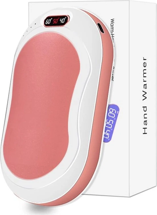 Manicotto Elettrico Trasportabile - 3 Posizioni - Ricaricabile - Rosa - Portatile - Inclusa Batteria Portatile - Manicotti Elettrici Riciclabili - Accessori per Bicicletta