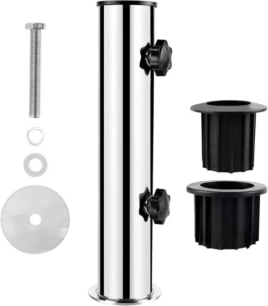 Parasole regolabili con supporto universale per balcone - 1 pezzo - Pietra granito