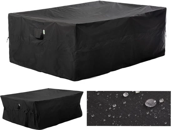 Kit di protezione acquatica - resistente ai raggi UV - 1 pezzo - 259x188x84 cm - tessuto gingham