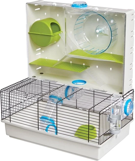 Casa per Hamster - Casa per Hamster di Eccellenza - Bianca - 18,11 x 11,61 x 21,26 Pollici