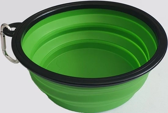 Borsa da viaggio per cani o gatti 1000ml | Borsa da bere opportuna | Borsa da acqua | Borsa da cibo | Opportuna | Silicone