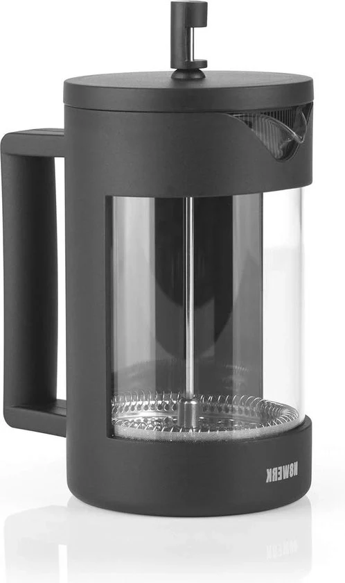 Caffettiera a pressione Midnight Edition - 800 ml di capacità - classico piacere del caffè per casa - filtro in acciaio inossidabile - per 3-5 tazze