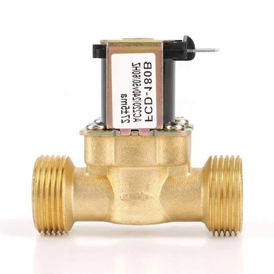 Ventilatore Magnetico AC 220V 230V Normale Chiusura (NC) in Rame Valvola Idraulica Elettrica Valvola di Regolazione della Pressione per Lavatrice Dispensatore d'Acqua Irrigazione Giardino G3/4