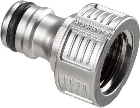 Adattatore per rubinetti esterni 21 mm (G 1/2") - Alta qualità - Adatto per rubinetti esterni - Materiale di alta qualità - Flusso d'acqua senza bolle - Resistente al gelo - Confezionato (18240-20)