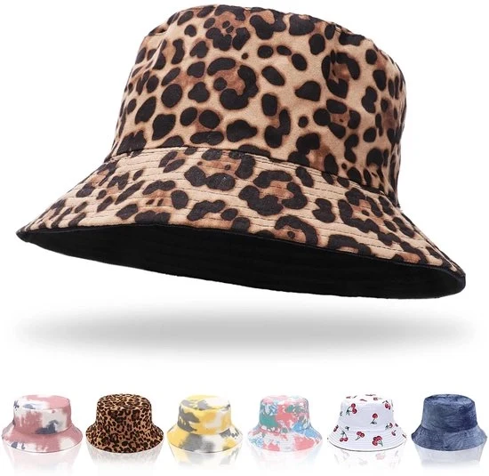 Cappello da donna a tesa larga - Cappello di cotone per sole estivo - Protezione UV