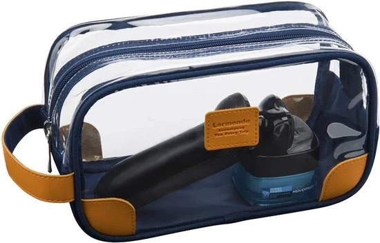 Organizzatore per WC trasparente unisex con cinturino di sostegno