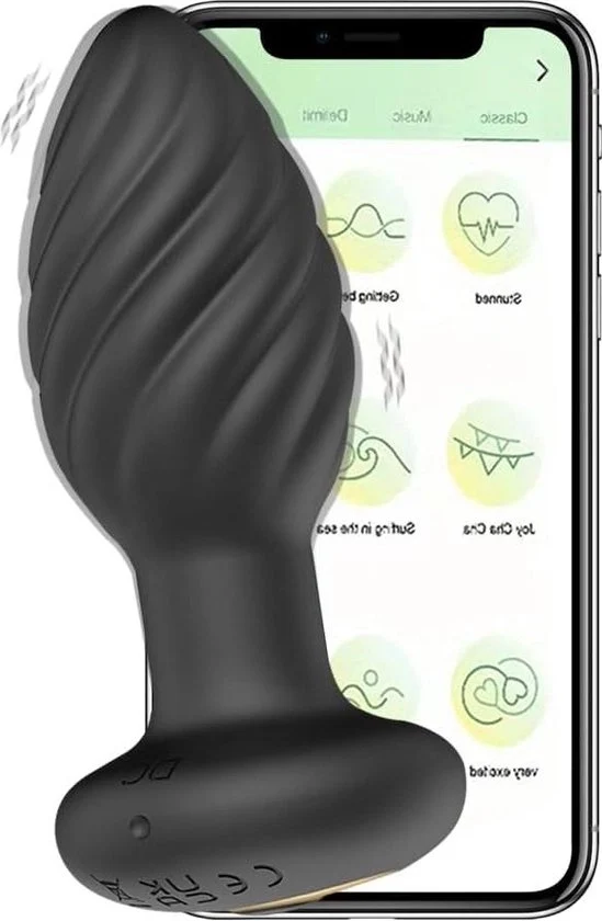 Stimolatore Prostatico Entraînéur Plug Vibrante a Casa per Principianti con Silicone Prostatico Massaggiatore Vibratore Simulatore di Vibrazione a Casa con 10 Modalità ZSQA9B