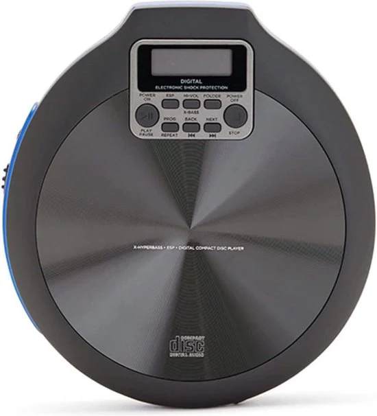 Portatile lettore CD - caricabile - compatibile con cuffie e auricolari