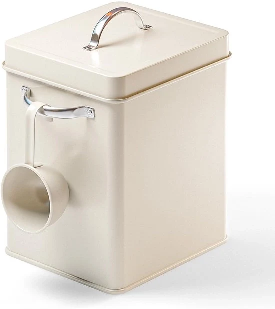 Scatola di stoccaggio per detersivo - box per detersivo metallica - 6,5 l
