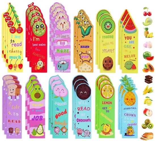 Leggii per libri - Bladwijzers colorati per bambini - 12 stili