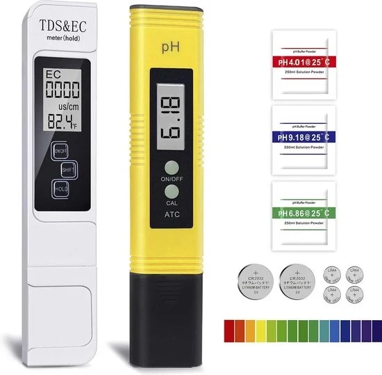 Misuratore di pH del terreno - Misuratore di pH - Misuratore del terreno - Misuratore digitale - Misuratore di pH dell'acqua - Da non mancare per il giardino!