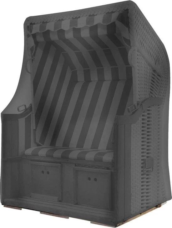 Beach Sun Loungers Universali - Nero - 100 x 130 x 170 cm - 8124