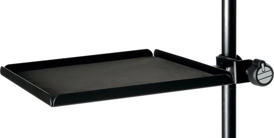 Sostegno per microfono - stabile e multifunzionale - 1 pezzo - nero - metallo