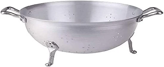 Vergere con 3 gambe - pratica e solida - 24 cm - argento - alluminio