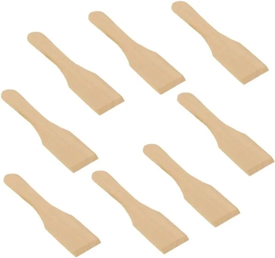 Schrappatore in legno per raclette - Accessori cucina - 8 pezzi - Per grills per formaggi e fondue