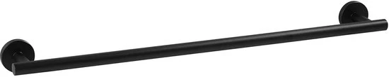 Supporto asciugamano in acciaio inox - nero - 1 pezzo