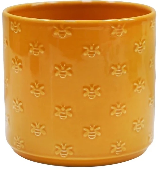 Vaso Ceramico per Piante - D13.5cm x H12.5cm - Ideale per Piante da Interno ed Esterno