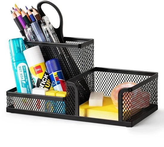 Organizzatore di Scrivania - Organizzatore di Materiale di Scrivania - 1 pezzo - Staalgaas - 7,87 x 3,94 x 3,85 pollici