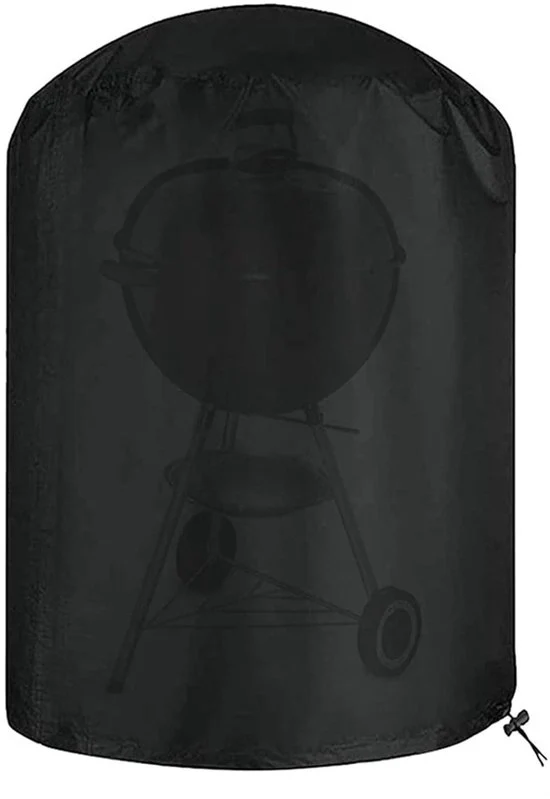 Abitazione barbecue resistentente al tempo - impermeabile all'aria, UV e acqua - nero