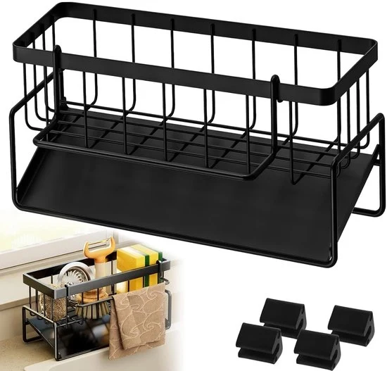 Organizzatore per utensili - Acciaio inossidabile - Nero - Multifunzionale