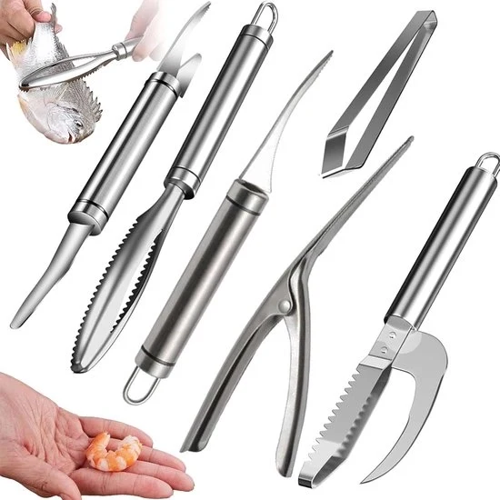 Set di frutta e verdura 6 in 1 - multifunzionale - acciaio inossidabile