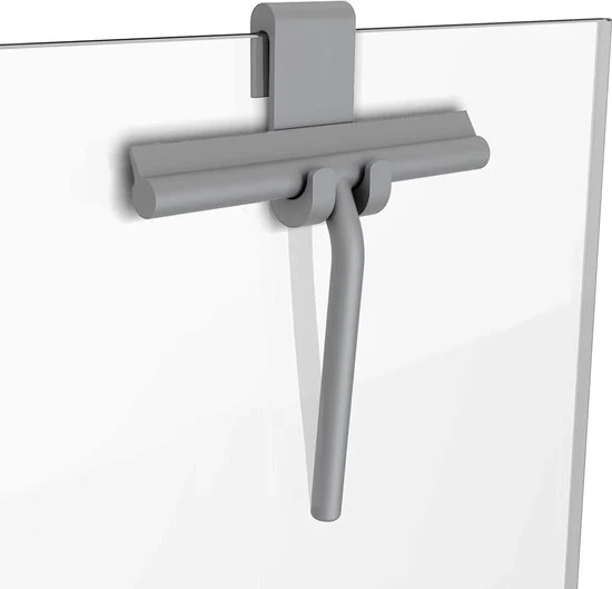 Wisser per finestra con attacco a muro - facile da utilizzare e multifunzionale - grigio