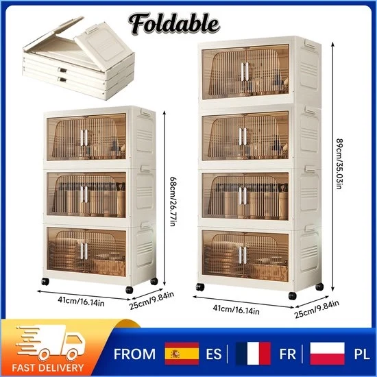 Opberglade Mobili Portatile - Opvoluta - Universale - Ruote - Dimensioni Standard