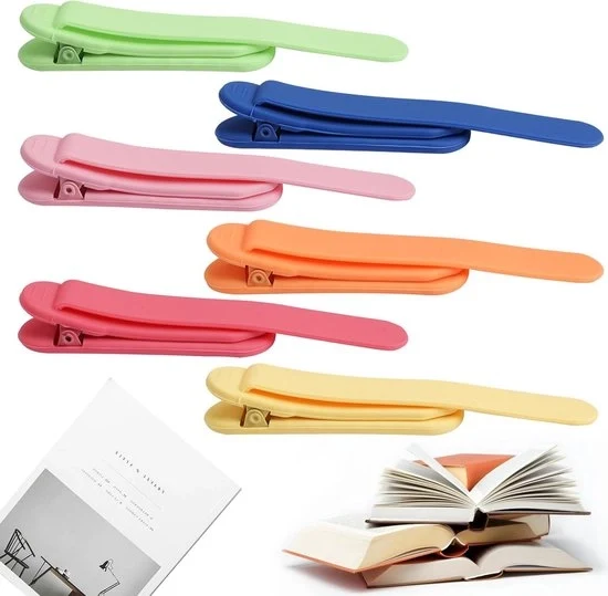 Leggii di sostegno in silicone automatici - 6 pezzi - colorati - adatti a tutti