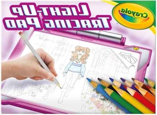Tavolozza di Tracciamento Rosa - Regalo per Ragazze Ragazzi 6 7 8 9 Anni. Tastiera di Disegno
