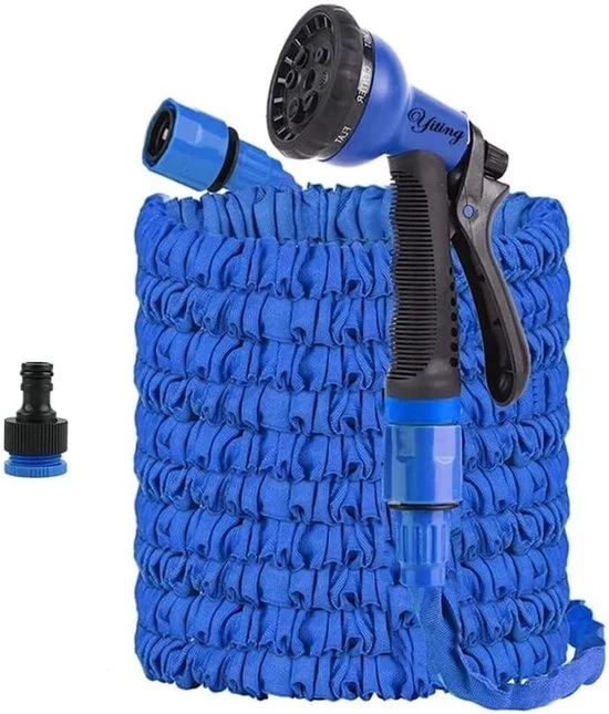 Serpentino estensibile 7,6 a 60 metri - flessibile e multifunzionale - blu