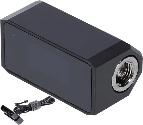 Misuratore di Flusso di Acqua per PC con Display OLED - Temperatura/Flusso/Velocità - Funzione di Allarme