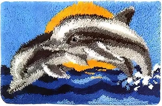 Tappeto a strisce Delfini - Manutenzione e riparazione - 50 x 38 cm