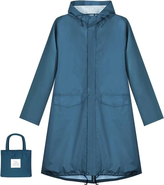 Impermeabile Cappotto da Donna - Giacca con Cappuccio Leggero - 1 pezzo - Diverse Colori
