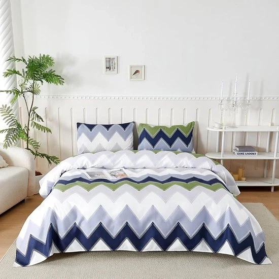 Set da letto stampato - Decorazione per camera da letto - Set da 3 - Tessuto di alta qualità