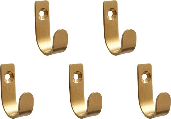 Wandhaken in Metallo - 5 pezzi - 40 x 25 x 12 mm