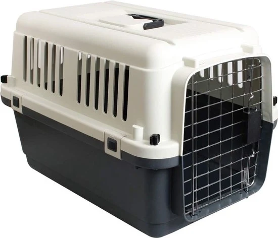 Cassa di trasporto per animali dimensioni S 61x40x40cm con finitura multicolore