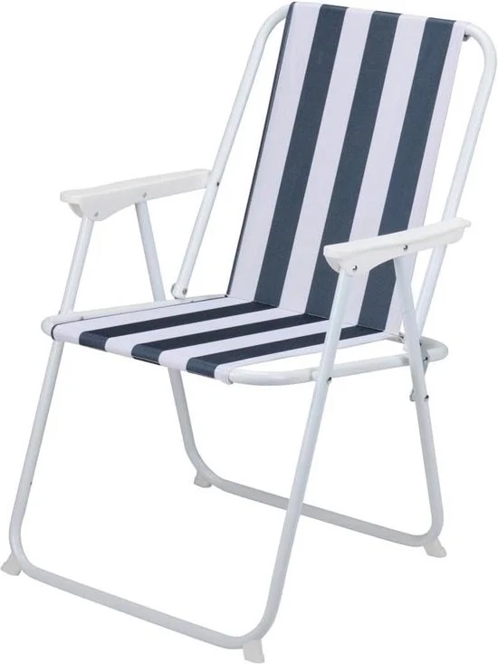 Sedia da Spiaggia Pieghevole Multifunzionale per Campeggio - Facile da Trasportare - Antracite/Bianco