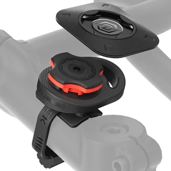 Supporto per telefono da fissaggio su bicicletta - Adattatore universale Gearlock - Adatto per biciclette elettriche mountain bike classiche - Compatibile con iPhone e Android