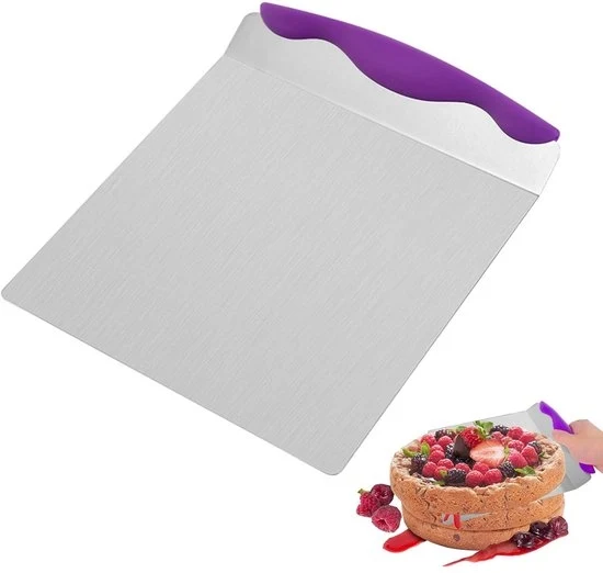 Lift per torte - Manubrio antiscivolo - Acciaio inossidabile - 1 pezzo