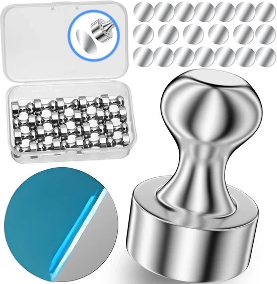 Magneti Neodymium forti - 20 pezzi - Piastre metalliche - 12 x 16 mm