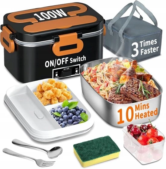 Lunchbox elettrica portatile - ideale per la strada - 1 pezzo