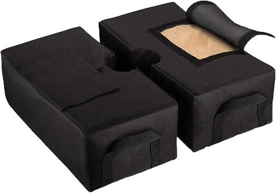 Supporto per ombrello da terra - riempibile con sabbia - 1 pezzo - nero