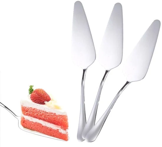 Set di spatole in acciaio inossidabile - lucido - 3 pezzi - 23 cm