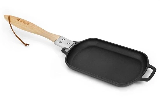 Piattaforma per stecchi in ghisa - Regolazione temperatura perfetta - 1 pezzo - 35,8 x 20 x 3 cm