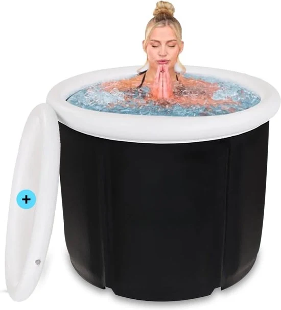Bagno ghiaccio 75 cm XL - Con Cappotto Isolante - Riutilizzabile e Inclinabile - Bagno - Bagno a sedere - Bagno con ghiaccio - Bagno a immersione